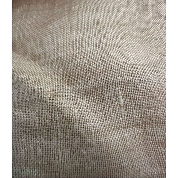 Tahari Women's Beige Linen‎ Sleeveless Dress Size 14 - Picture 5 of 7